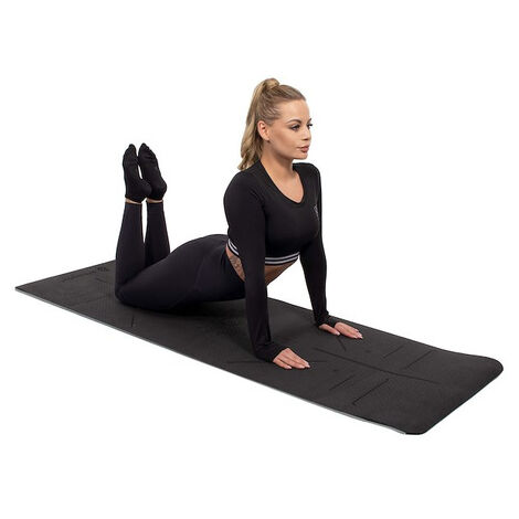 SPRINGOS Tapis de yoga avec Mandala｜deux côtés｜TPE tapis｜Yoga tapis d