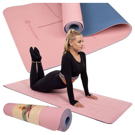 Tapis de yoga pliable avec surface antidérapante pour la gymnastique à  domicile et les exercices sportifs