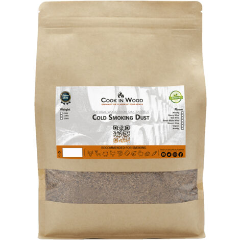 Cook In Wood - Serrín para el Ahumado de Barrica de Roble de Cognac - 900g