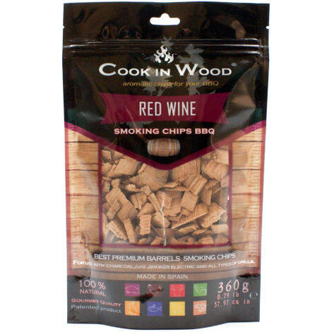 Cook In Wood - Virutas de Ahumado de Barrica de Roble de Vino Tinto - 360g (1/2)