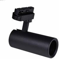 Faretto LED a binario bifase con attacco Gu10 - Nero