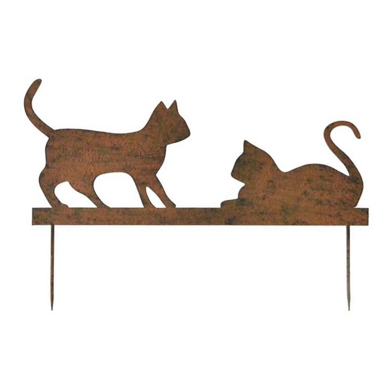 Sagoma di ferro Gatti 48 x 22 cm