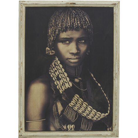 Youihom Stampa Su Tela 50x70 Cm – Donna Africana, Poster Artistico Colorato Boho Moderno, Decorazione Parete Soggiorno, Senza Cornice