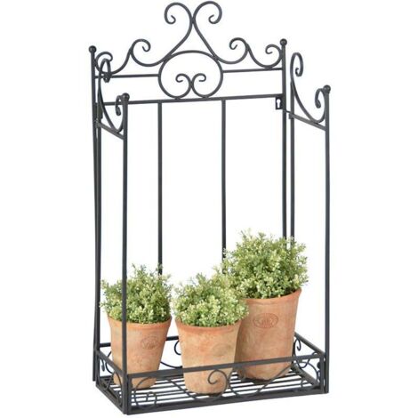 Gancio Da Parete In Legno Per Piante E Fiori – Supporto A Muro Per Interni/Esterni – Confezione Da 2 Con Viti - 2