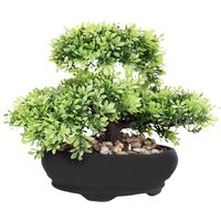 Bonsai artificiale in vaso di argilla 17 cm Modello 2