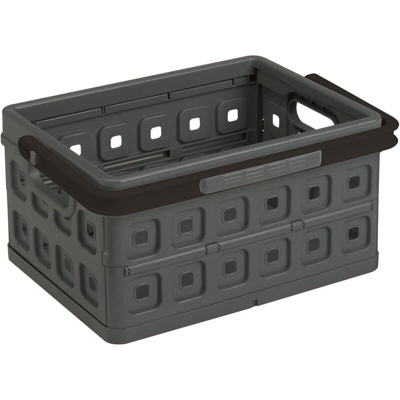 Caja de plástico para almacenaje TRANSPARENTE - 12 L (34x27x18cm