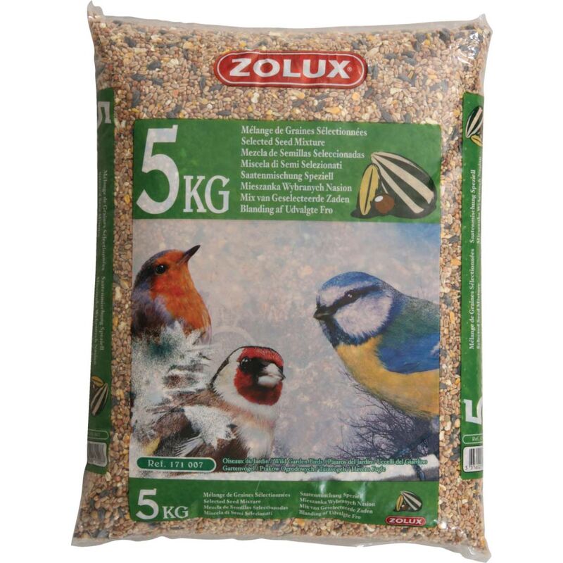 Mezcla de semillas para pájaros de jardín 5kg