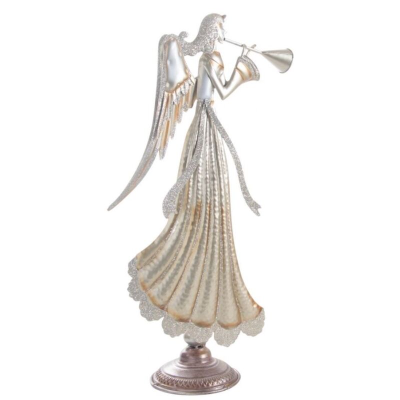 Estatuilla ángel Rezando - 23 Cm - Decoración Hogar Y Jardín