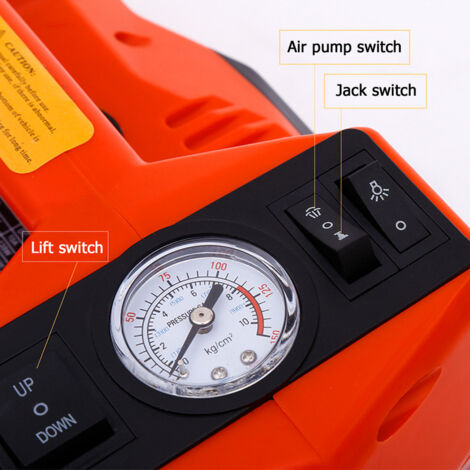 Elektrischer Hydraulik Wagenheber 5 Tonnen - 4in1 Mit Luftpumpe Und Fernbedienung