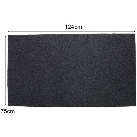 Kuuleyn Gasgrill-Bodenmatte – Feuerfester, ölbeständiger Schutzteppich, 124x75 Cm | Aus Polyester, Für Terrasse & Hinterhof