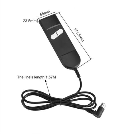 Produktbild von ViaGasaFamido Handsteuerung Für Hebestühle & Elektrische Betten – 10 Tasten, 8-poliger Anschluss, IP66, Mit Haken