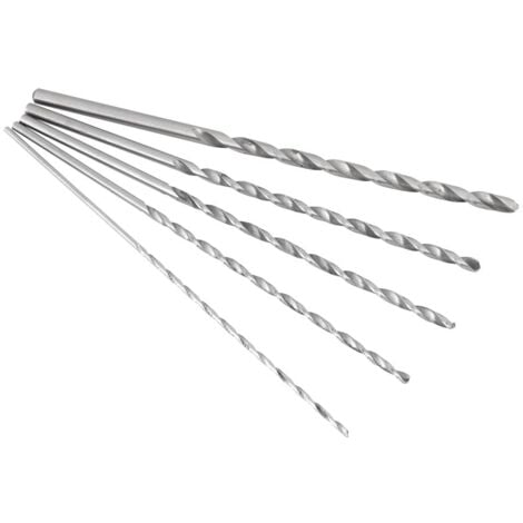 5 Stück 0,6mm Mini-Bohrer HSS - Extra Lange Spiralbohrer 60mm Für Metall & Aluminium
