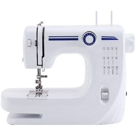 LetCart Mini Nähmaschine 202A - Elektrische Haushaltsnähmaschine Für Anfänger, Mit Pedal & Dualer Geschwindigkeit