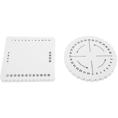 Set Di 8 Dischi Per Intreccio Kumihimo PH PandaHall | Telaio Rotondo E Quadrato Per Braccialetti Fai-da-te