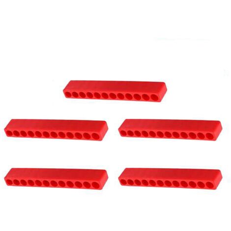 Porta Cacciavite Con 12 Fori Per Bit Esagonali - Organizzatore Da Banco Con Striscia Di Stoccaggio, 5 Pezzi - Foto 10