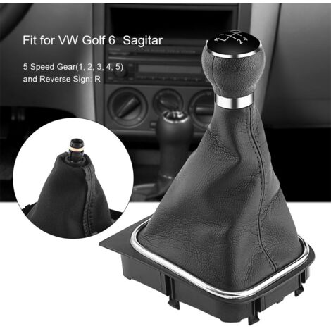 Pomello Cambio 5 Velocità Per VW Golf MK5 MK6 Jetta 2005-2014 - Con Copripolvere - Foto 9