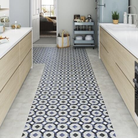 Carrelage Imitation Carreaux de Ciment FLEUR 15x15 (0,5m2) Laure - Les Carreaux de Jean