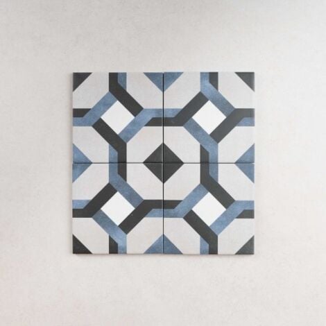 Carrelage Imitation Carreaux de Ciment FLEUR 15x15 (0,5m2) Laure - Les Carreaux de Jean