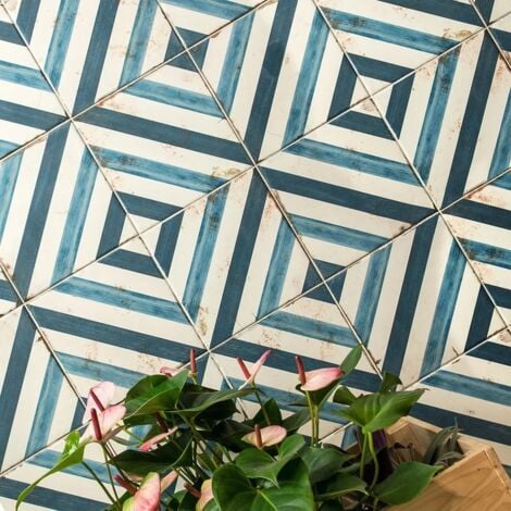 Carrelage Imitation Carreaux de Ciment LOFT FLOOR 20x20 (0,52m²) Elyria - Les Carreaux de Jean