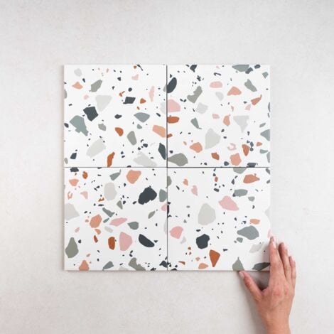 Carrelage interieur TERRAZZO TRENDY 20x20 Mix (1m²) - Les Carreaux de Jean