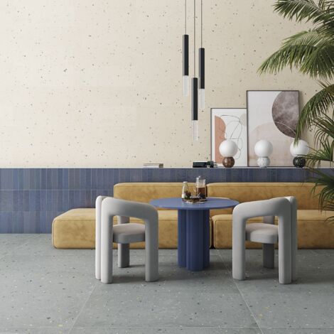 Carrelage Effet Terrazzo CROCCANTE 80x80 Arandano  (1,28m²) - Les Carreaux de Jean