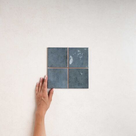 Faïence Effet Zellige Bleu CHAOUEN 10x10 Notte (1m²) - Les Carreaux de Jean