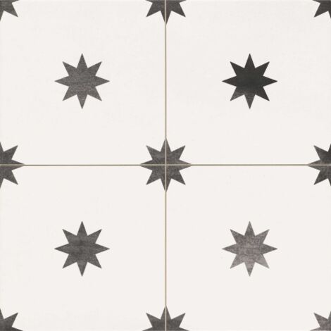 Realonda – Carrelage sol effet carreaux de ciment 44x44 cm – Antidérapant et résistant à l'usure – Pour espaces résidentiels et commerciaux