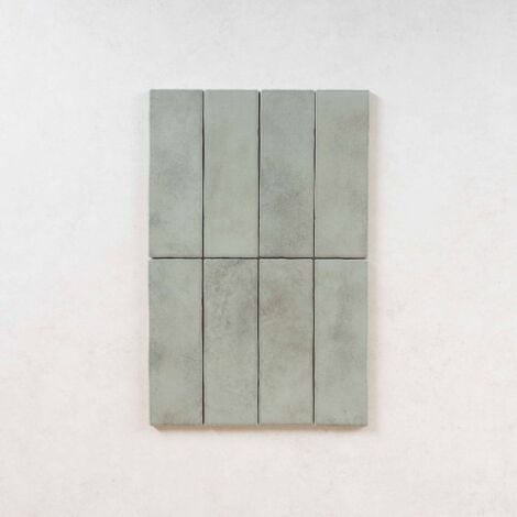 Carrelage Effet Zellige MITTE Verde 6,5x20cm (0,35m2 ) - Les Carreaux de Jean