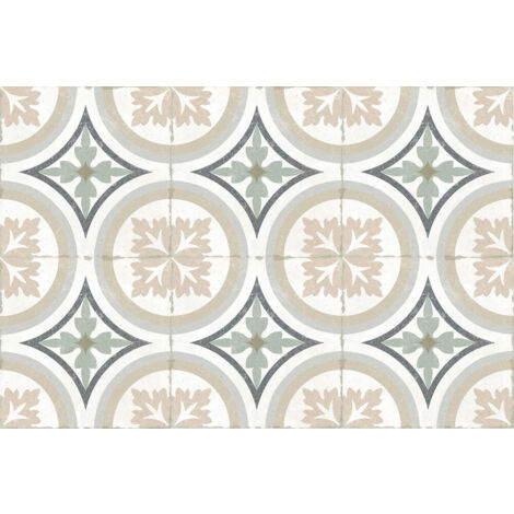 Carrelage Imitation Carreaux de Ciment GABANA 20x20cm (0,52m2) Rubeli - Les Carreaux de Jean