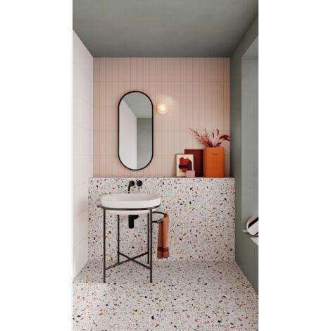 Carrelage Effet Terrazzo CONFETTI 18,6X18,6cm (0,45m2) Cotto - Les Carreaux de Jean