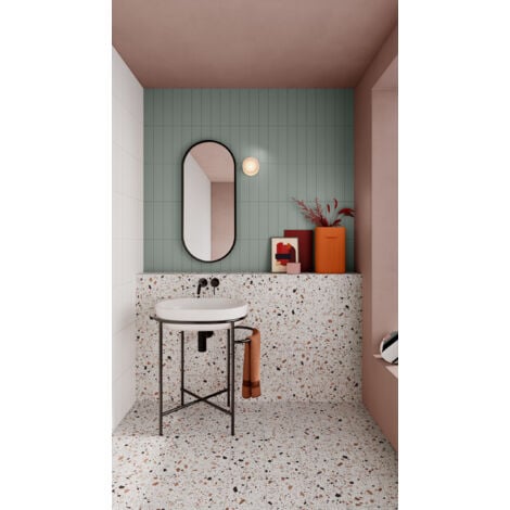 Carrelage Effet Terrazzo CONFETTI 18,6X18,6cm (0,45m2) Cotto - Les Carreaux de Jean