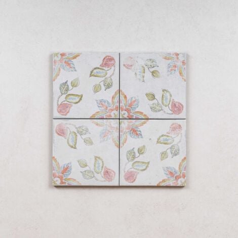 Carrelage Imitation Carreaux de Ciment Daphne FIORENTINA 15x15cm (0,5m2) - Les Carreaux de Jean