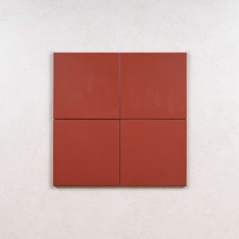 Carrelage Imitation Carreaux de Ciment KOMPAS 20x20cm (0,52m2) Rosset Red - Les Carreaux de Jean
