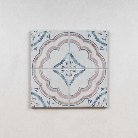 Carrelage Imitation Carreaux de Ciment Ada FIORENTINA 15x15cm (0,5m2) - Les Carreaux de Jean