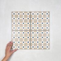 Carrelage Imitation Carreaux De Ciment 20x20 ALHAMBRA TESSINA (0,52m²) - Les Carreaux de Jean