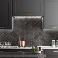 Carrelage effet zellige Nolita negro 6,5x20cm – Grès cérame brillant – Épaisseur 9mm – Boîte de 0,35m2 – Bestile