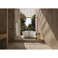 Carrelage intérieur Effet Béton AZUMA UP 60x120 (1,44m2) Taupe rectifié - Les Carreaux de Jean