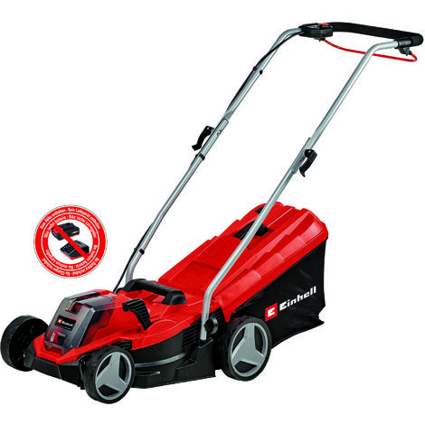 Einhell Akku-Rasenmäher GE-CM 18/33 Li-Solo Power X-Change (18 V, 33 cm Schnittbreite, bis 200 m², Brushless, 30L Grasfangkorb, 25-65 mm Schnitthöhe, ohne Akku)
