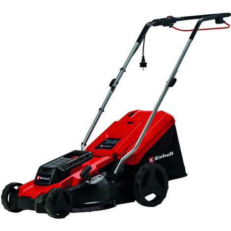 Einhell Elektro-Rasenmäher GC-EM 1600/37 (1.600 W, 37 cm Schnittbreite, bis 700 m², 38 L Fangkorb, zentrale Schnitthöhenverstellung mit 20 - 60 mm Schnitthöhe)