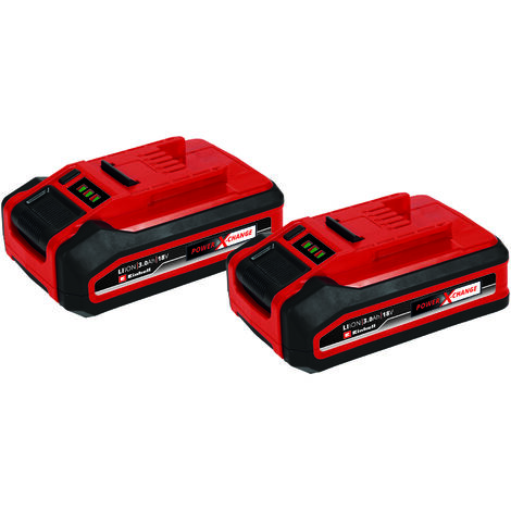 Originele Einhell 18V 3.0 Ah Power X-Change PLUS-accu (18V accu, universeel inzetbaar voor alle PXC machines, geen zelfontlading, laadstatuscontrole via LED-indicatie met 3 standen, zonder lader