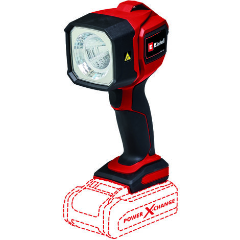 Einhell Akku-Lampe TC-CL 18/350 Li-Solo Power X-Change (18 V, 350 lm, 7000 K, 30 m Leuchtweite, schwenkbarer Leuchtkopf, hochwertiges LED-Licht, ohne Akku)