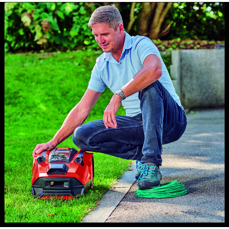 Einhell Mähroboter FREELEXO CAM 350 Power X-Change (18 V, Kamera ersetzt Begrenzungsdraht, für 350 m², Brushless, bis 25% Steigung, Schnittbreite 18 cm, inkl. 2,5 Ah Akku)