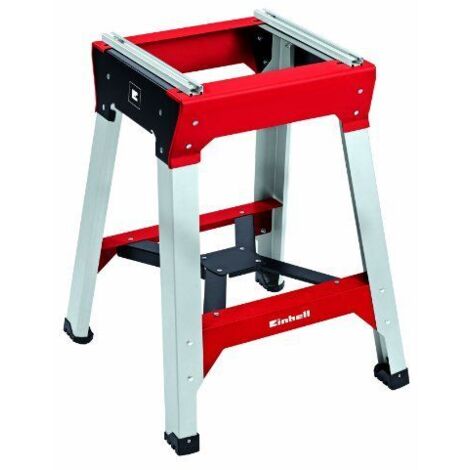 Einhell – Kappsägen-Untergestell E-Stand – Höhenverstellbar für stabilen Stand – Aluminium-Montageschiene mit Nutsteinen – Für große Arbeitsstücke (1/5)