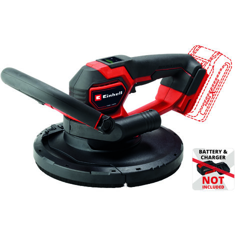 Einhell Professional Akku-Trockenbauschleifer TP-DWS 18/225 Li BL Solo Power X-Change (18 V, Brushless, inkl. 6 x Ø 225 mm Schleifpapier & 1 x Gitterleinen, ohne Akku)