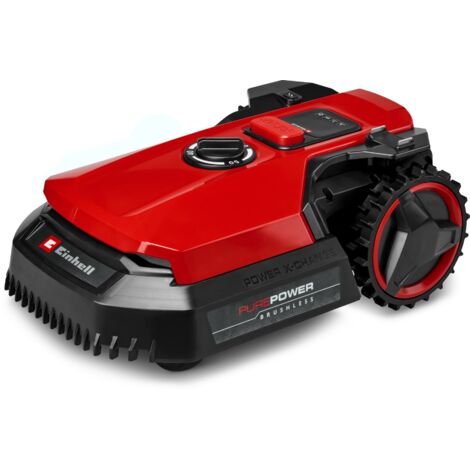 Einhell Mähroboter FREELEXO 500 Power X-Change (18 V, App-Steuerung, IPX5, Over-The-Air Updates via Wi-Fi, inkl. Installationsequipment für 500 m² + 2,5 Ah Plus Akku)