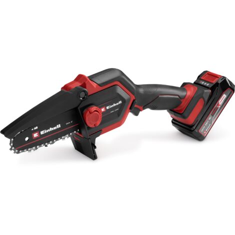 Einhell Akku-Astkettensäge GE-PS 18/15 Li Bag Kit Power X-Change (18 V, Brushless, 12,5 cm Schnittlänge, inkl. 2,5 Ah Akku, Ladegerät, Ersatzkette, Einhell Bag 45/29)