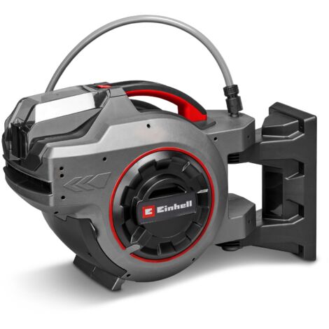 Einhell Akku-Schlauchtrommel GE-HR 18/30-1 WH Li-Solo (18 V, automatische Schlauchaufwicklung, 180° schwenkbar, Wandhalterung, 1,5 m Anschlussschlauch, ohne Akku & Schlauch) (1/5)