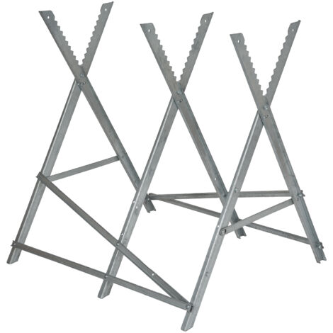Original Einhell Kettensägebock (passendes Zubehör für die Arbeit mit Kettensägen, aus Metall, max. 200 kg Tragkraft, für Baumstämme bis Ø 300 mm, Profildicke 2,5 mm)