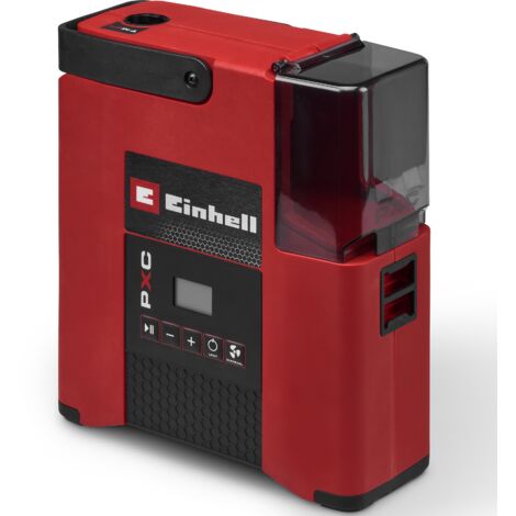 Einhell Akku-SUP-Pumpe SUPPERO 18/380 PXC (18 V, Inflation + Deflation, max. 1,38 bar / 20 PSI, max. 380 L/min, Auto-Stop, Tragegurt, inkl. 7 Adapter, ohne Akku)