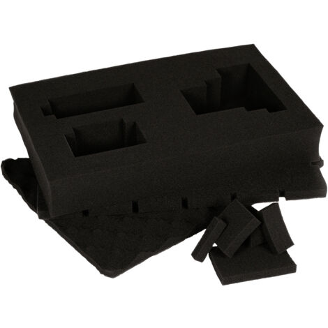 Einhell Rasterschaumstoff für E-Case System – individuell anpassbar – für empfindliche Geräte – einfaches Herausreißen – 2 Stück (1/5)